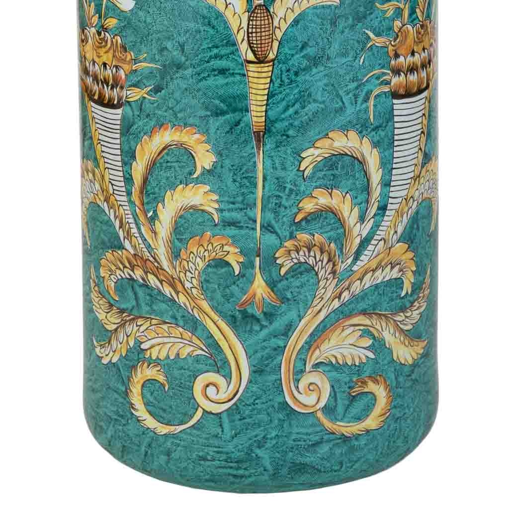 Porte-parapluie en céramique vert D22x45 - 5