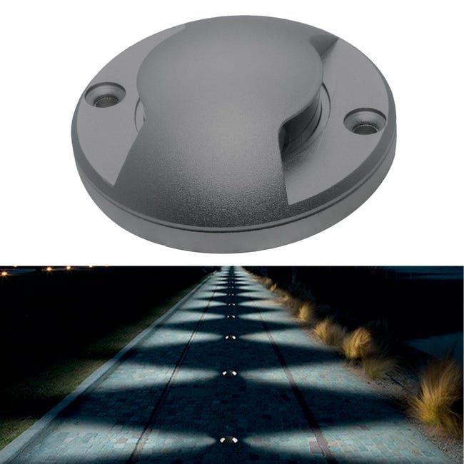 64644 - ILLUMINAZIONE LED PER ESTERNI - - FARETTO LUCE BIANCA LED 7W SEGNAPASSI CARRABILE CALPESTABILE ESTERNO RADENTE - Foto 5