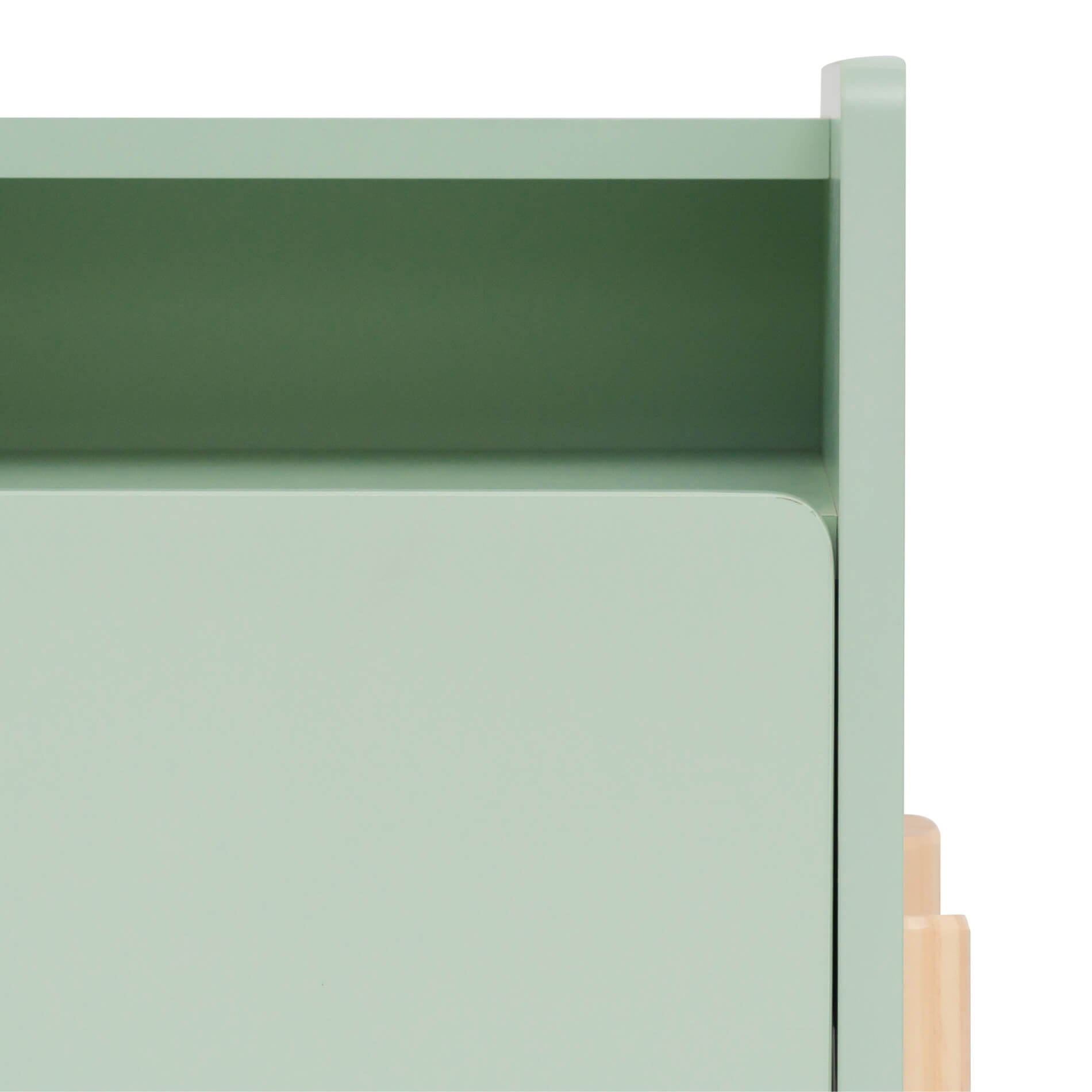 Rebecca Mobili Bureau pour Enfants, Table Montessori, Blanc Marron, MDF Pin, avec Compartiment, Bords Arrondis - Dimensions HxLxP : 70 x 90 x 50 cm - Art. RE7134