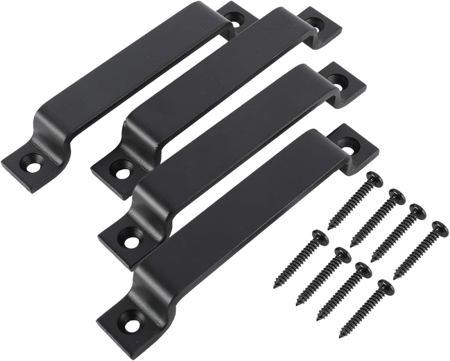 (4PCS)Poignée de porte coulissante, poignée de porte pour armoire de