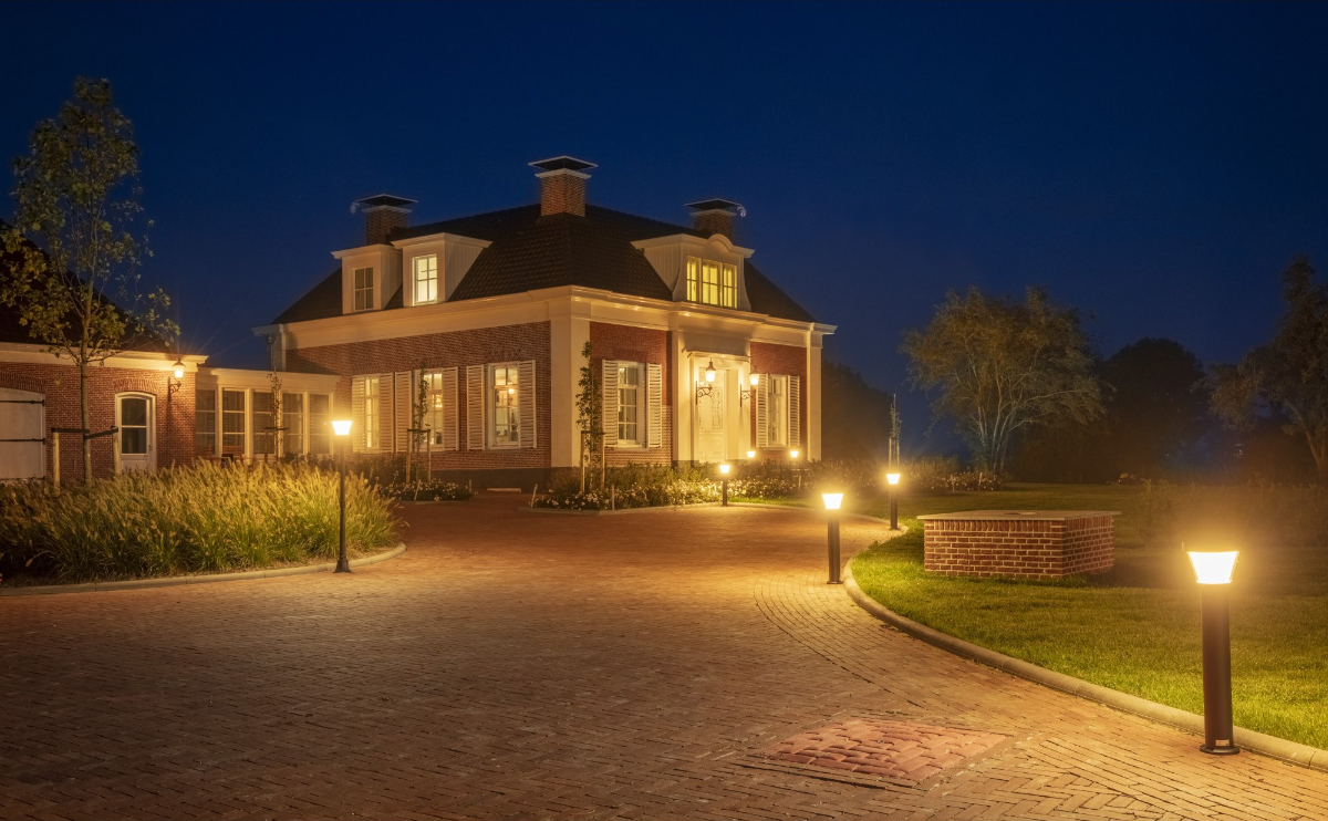 Applique solaire Iplux® Oslo 31cm- Haute qualité - Durée de combustion 15 heures - 8