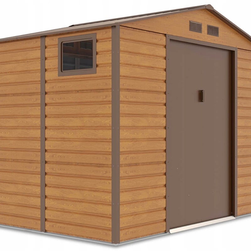 Domek Ogrodowy Narzędziowy na Narzędzia Szopa MONTREAL 277x195cm Metalowy 1 szt