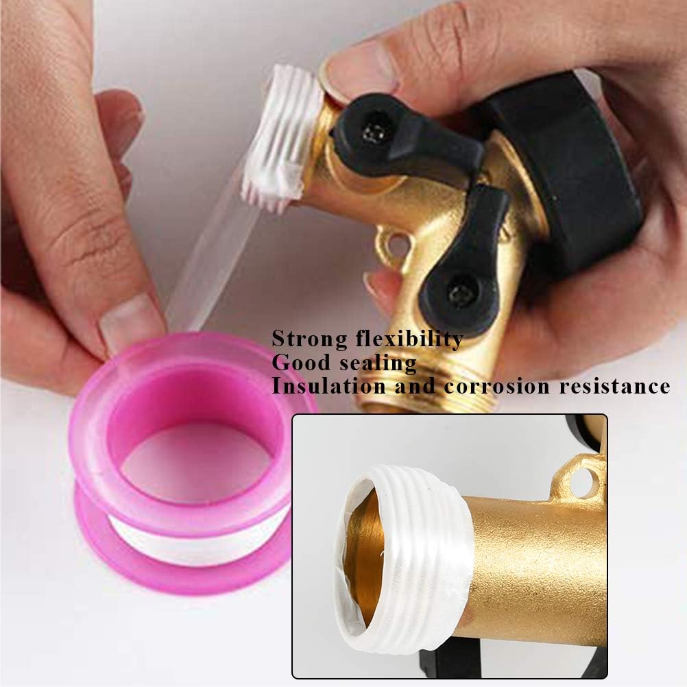 Robinet Double Machine a Laver 2-Voies Y-Distributeur 3/4 Pouces pour Connexion de 2 Appareils,Robinet Machine à Laver Double - 4