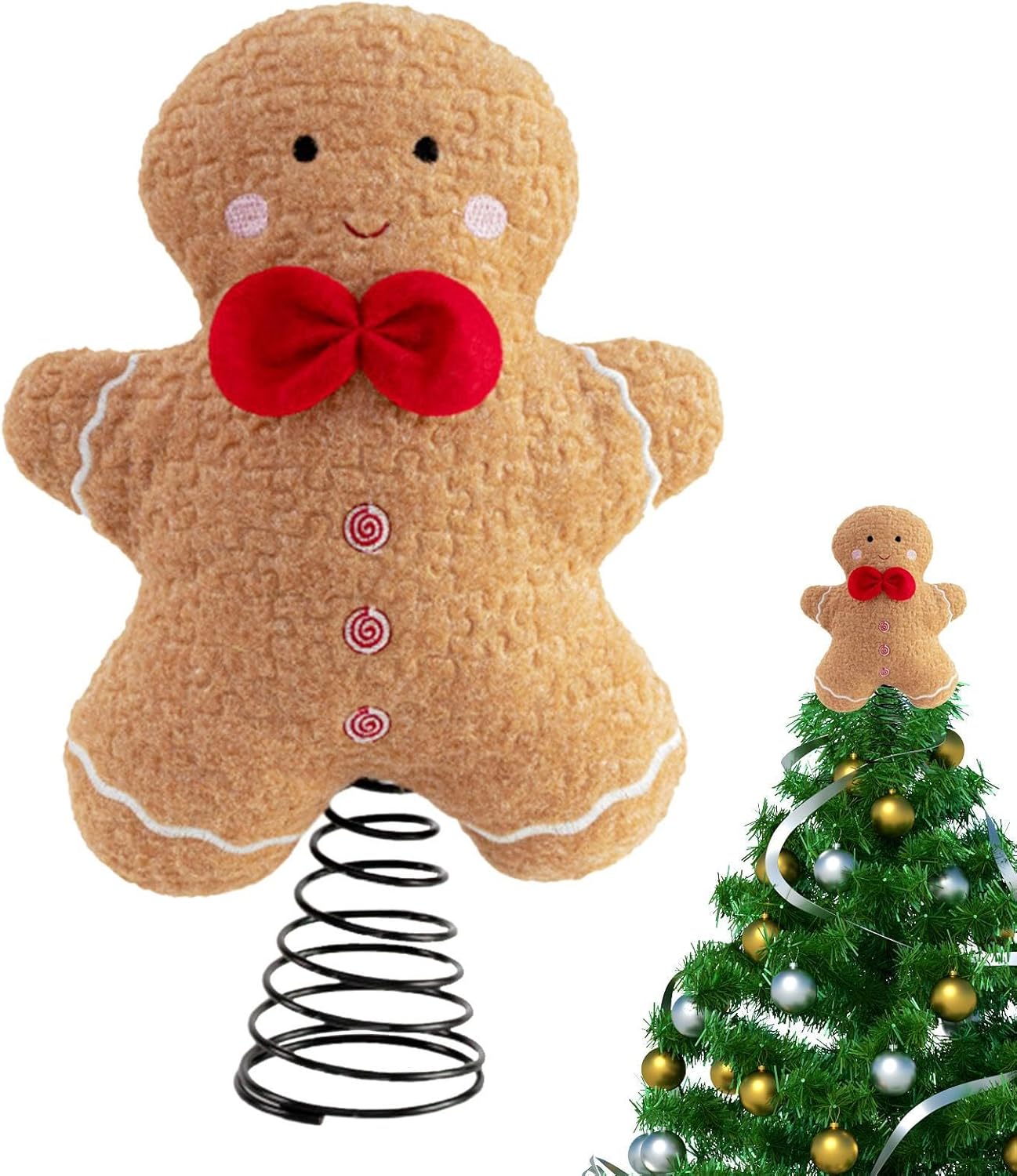 Figurine En Pain DÉpices En Polyrésine De 15 Cm (Assortiment) - Lot De 2