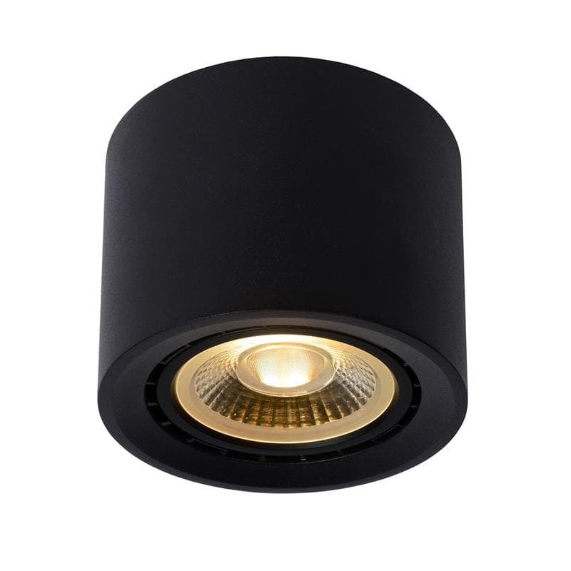 Reflektor sufitowy Spot FEDLER czarny 1xGU10x12W wym: 10 x 12 x 12 cm IP20 Lucide