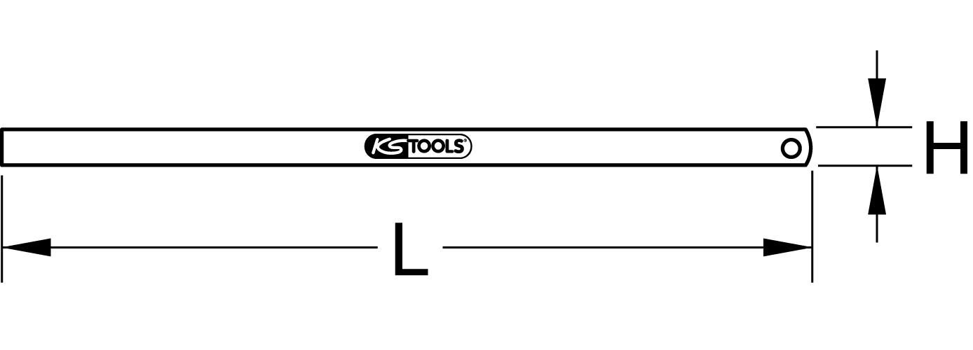Réglet KS TOOLS - Flexible - 150 mm - 300.0101 - 8