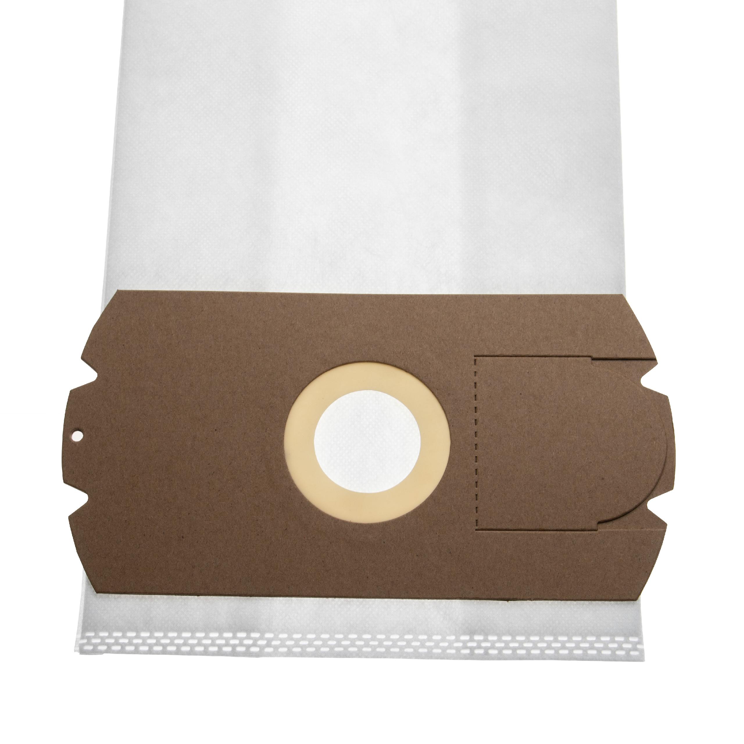 vhbw 5x Sacs compatible avec Express Boreal 2400 E, 2400 aspirateur - microfibres non tissées, 39cm x 18cm, blanc - 4