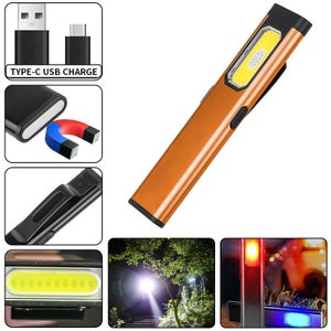 Acquista Torcia portatile ad alta potenza 3 LED Mini LED 2000LM Torcia portatile TYPE-C Lanterna da campeggio ricaricabile IP68 con magnete a coda in Italia a partire da 21