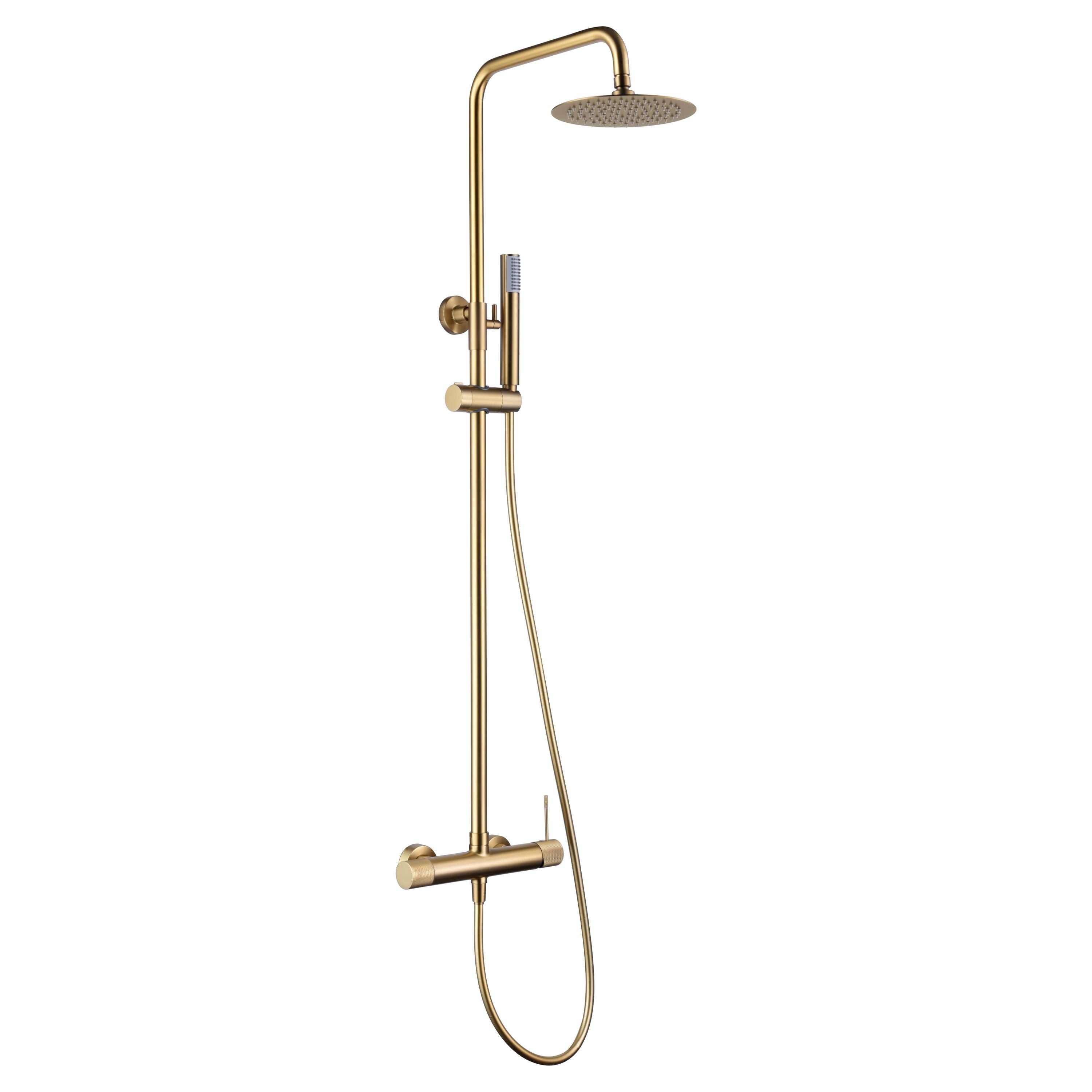 Ensemble De Douche Monocommande Elba Chromé/blanc - IMEX