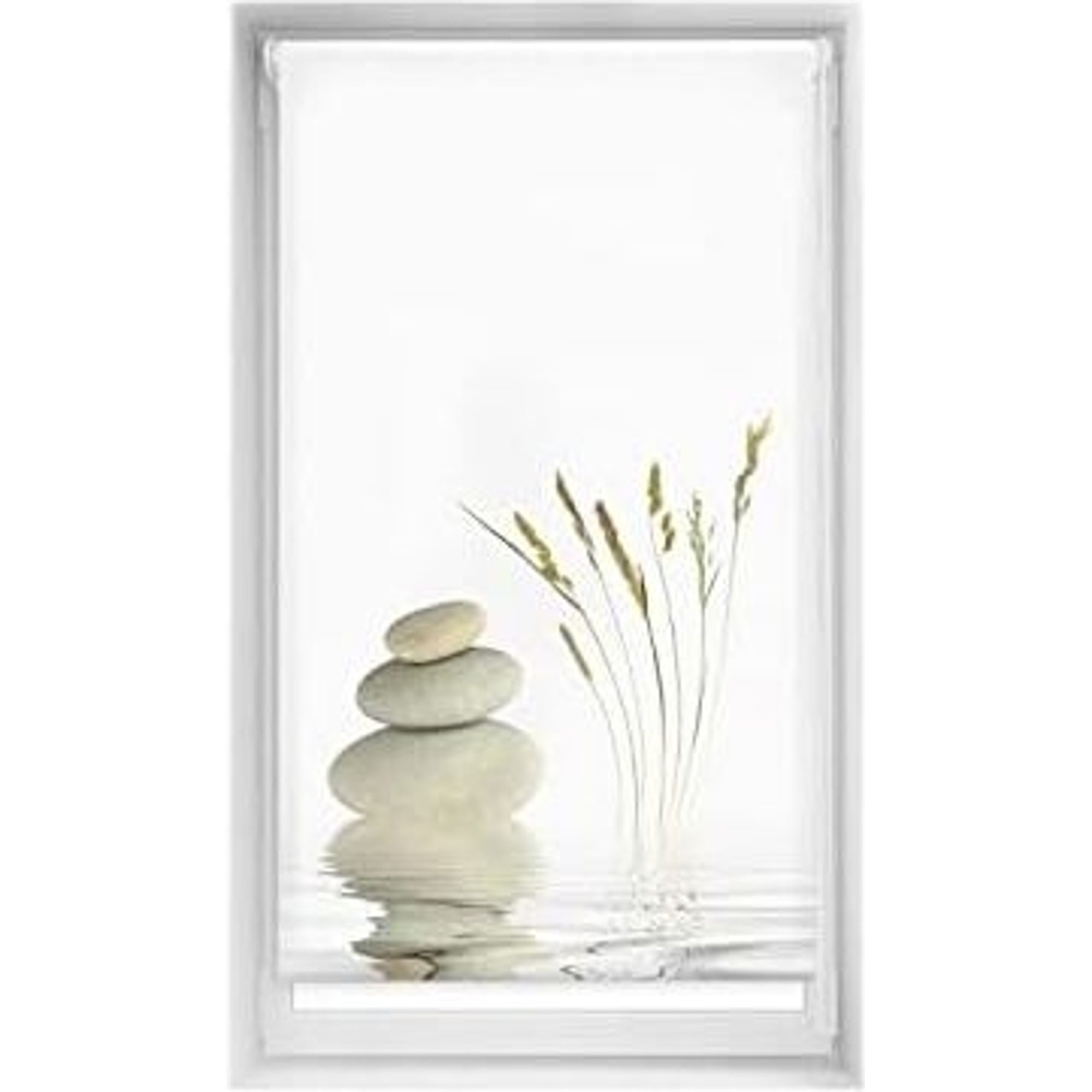 Estor estampado easyfix - estor sin herramientas tamaño 80x150 - estor sin taladro color serenidad | blindecor