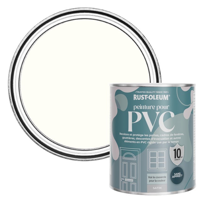 Peinture Rose pour Portes et Fenêtres en PVC, Finition Satinée RUST-OLEUM - Sweet Nothing 750ml (10,5m² avec un pot)
