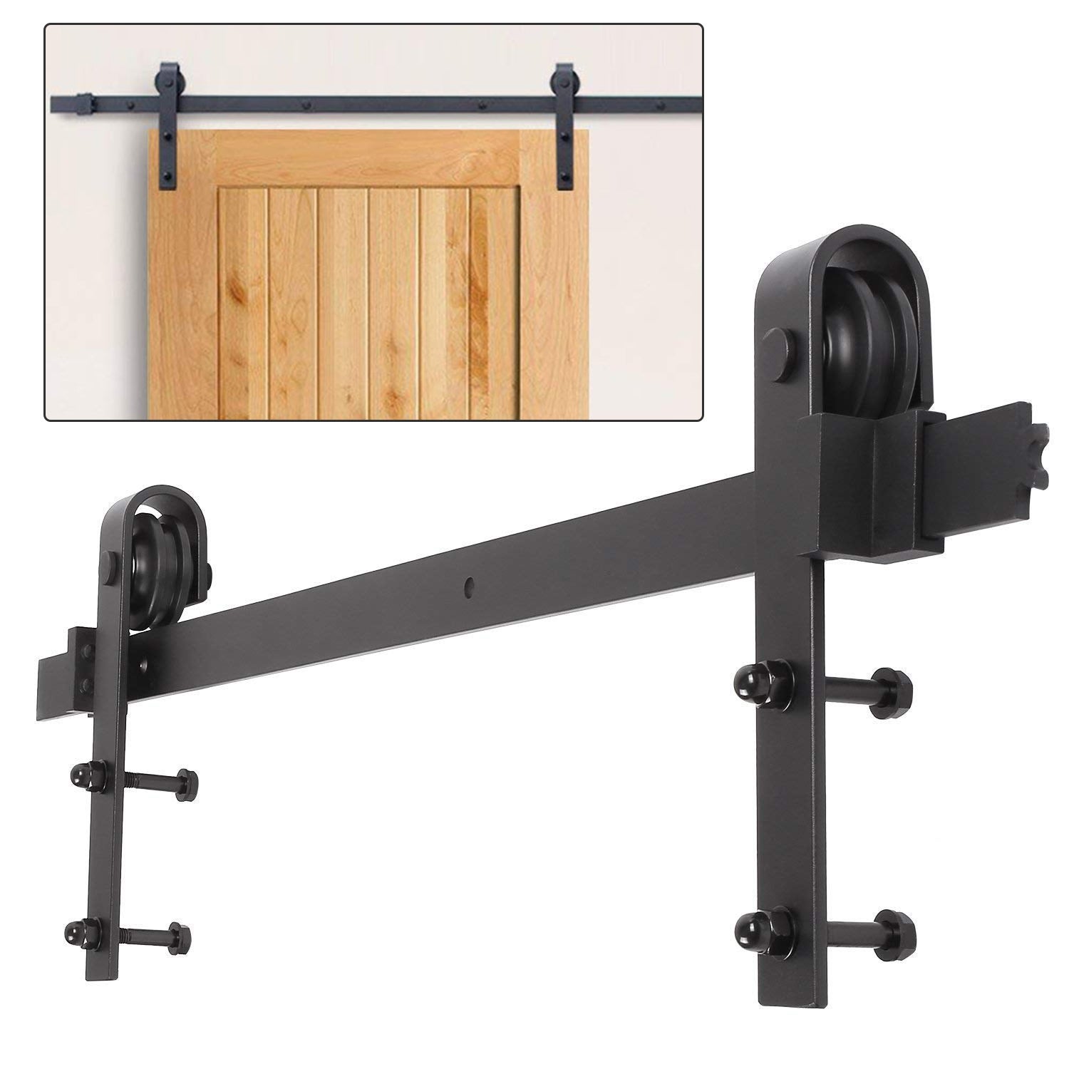 200cm Rail de porte coulissante et accessoire de porte coulissante ...