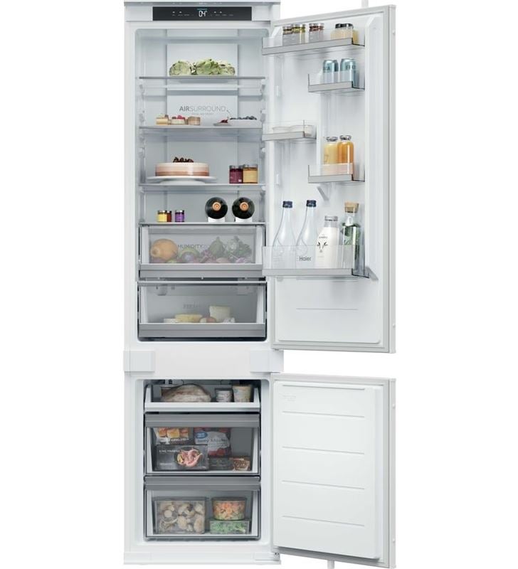 MediaMarkt Haier Frigorífico Combi Integrable, Hbqw5519e, Tnf Duo Cooling, Superfreezing, Supercooling, 194 Cm, 284 L, Wi-Fi, Sin Panelar - Imagen 2