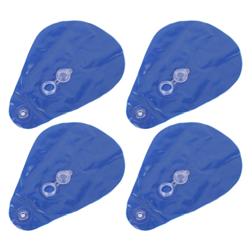 Lot de 10 poids de bâche de piscine en PVC bleu, pour l'hivernage des piscines hors sol. - 9