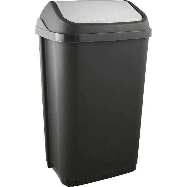 POUBELLE TRI SÉLECTIF FIT 50L NOIR/BLEU