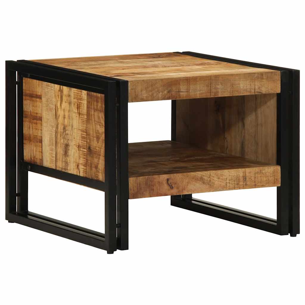 Stolik kawowy 50x50x38 cm lite drewno surowe mango vidaXL