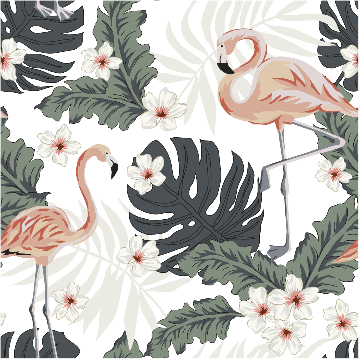 Adesivo arazzo tropicale Contramaestre - Sticker adesivo - adesivi murali - 30x30cm - 2