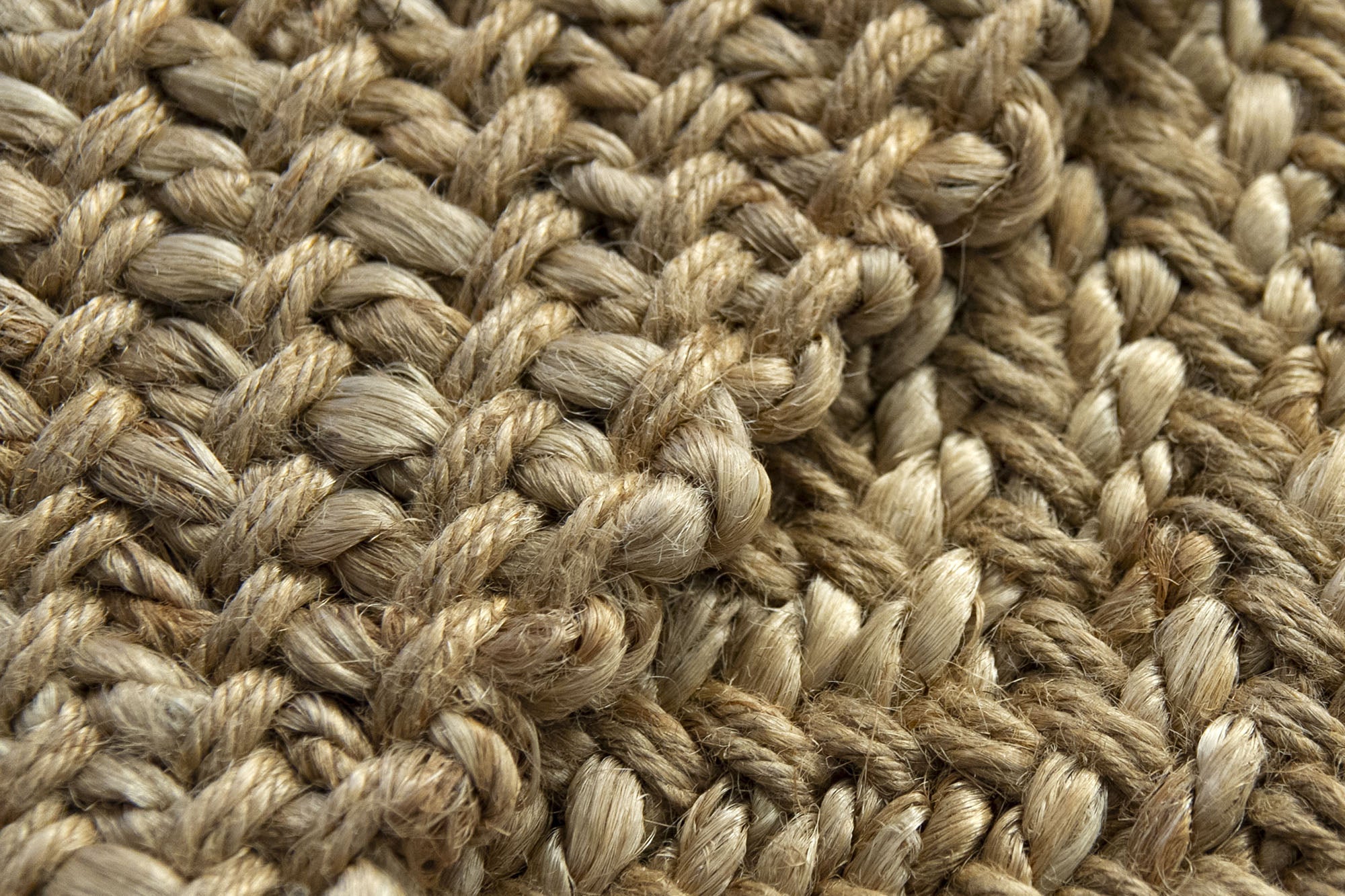 Hamid - ALCÁZAR NATURAL 250x250cm - Alfombra de Yute Cuadrada - 5