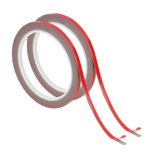 2 Rouleaux Ruban Adhésif Mylar Rouge - 3mm X 50m - Simple Face Ultra Fort - Uxcell