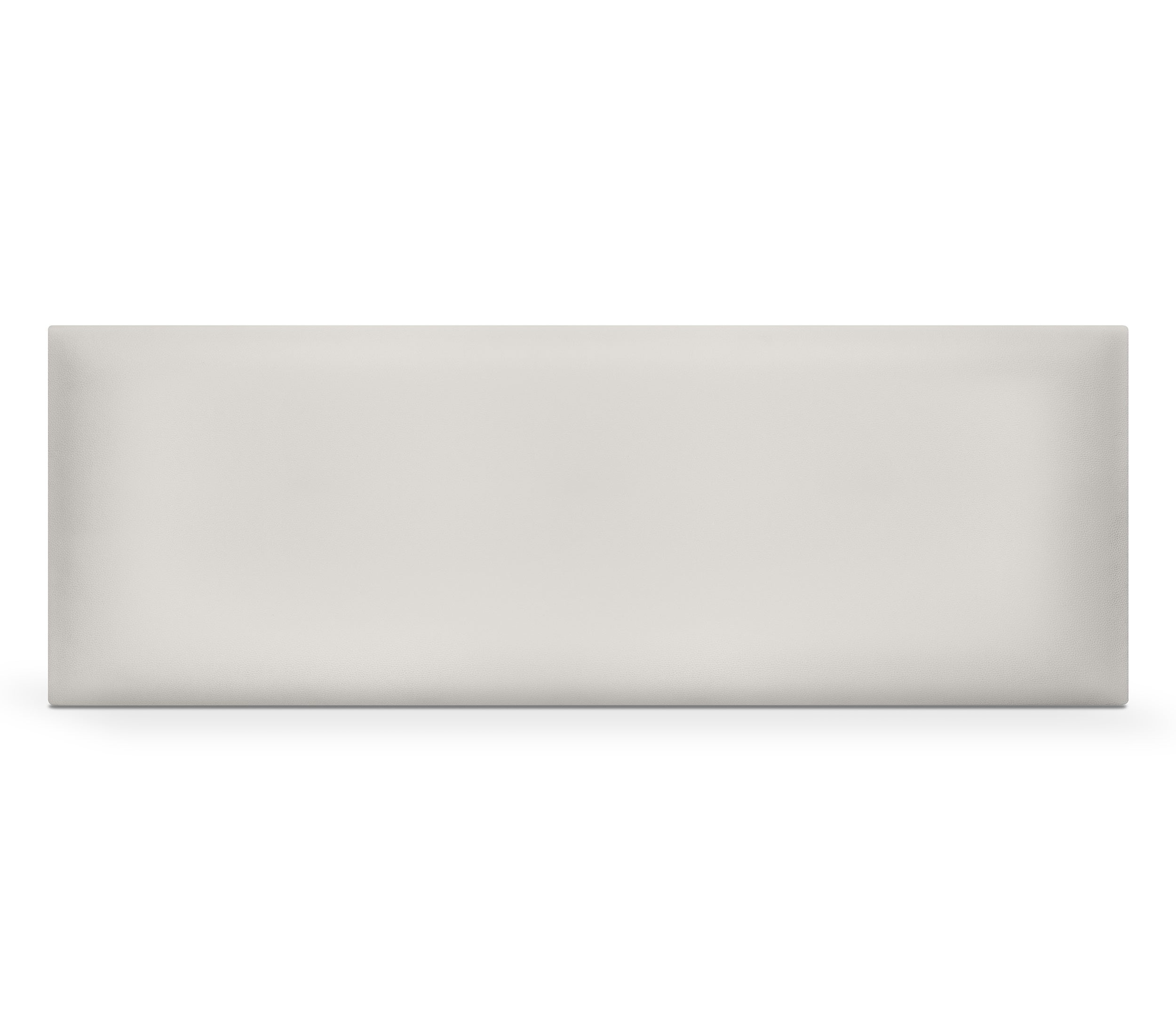 DHOME Cabecero de Polipiel Liso 135x50cm Camas 120/135 - Blanco Hueso - 3