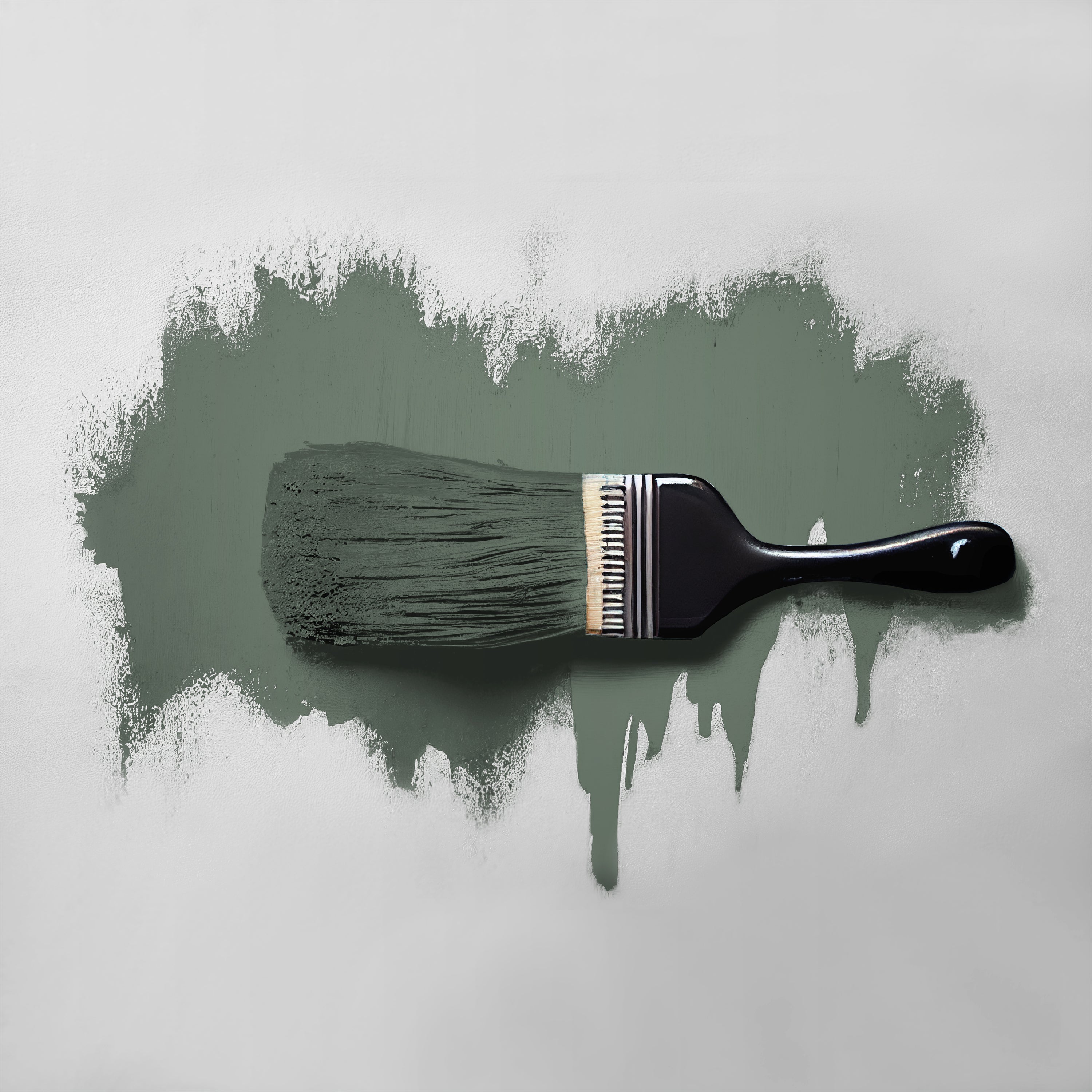 The Color Kitchen Ritzy Rosemary Pittura murale verde opaca Dispersione esclusiva per interni Alta copertura 5 litri - 3