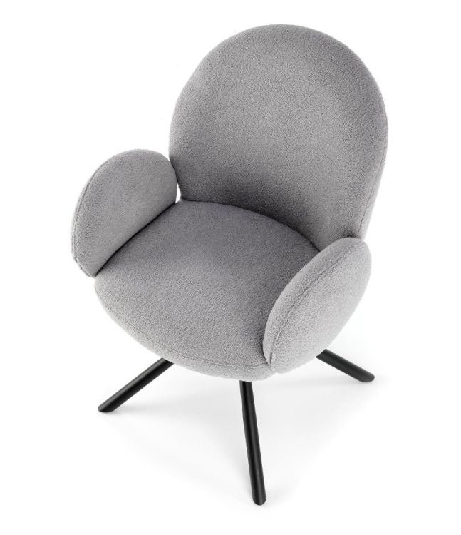 Krzesło tapicerowane K498 szare