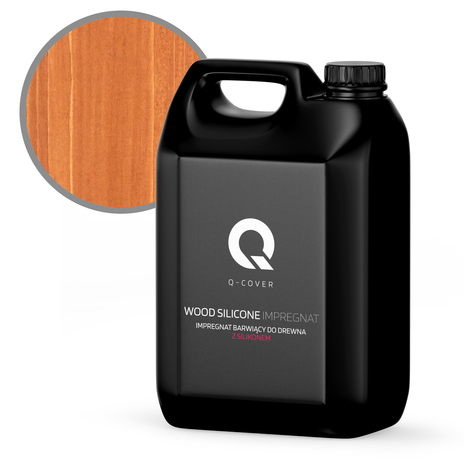 Impregnat Barwiący do Drewna z Silikonem 2w1 Q-Cover Teak 5L