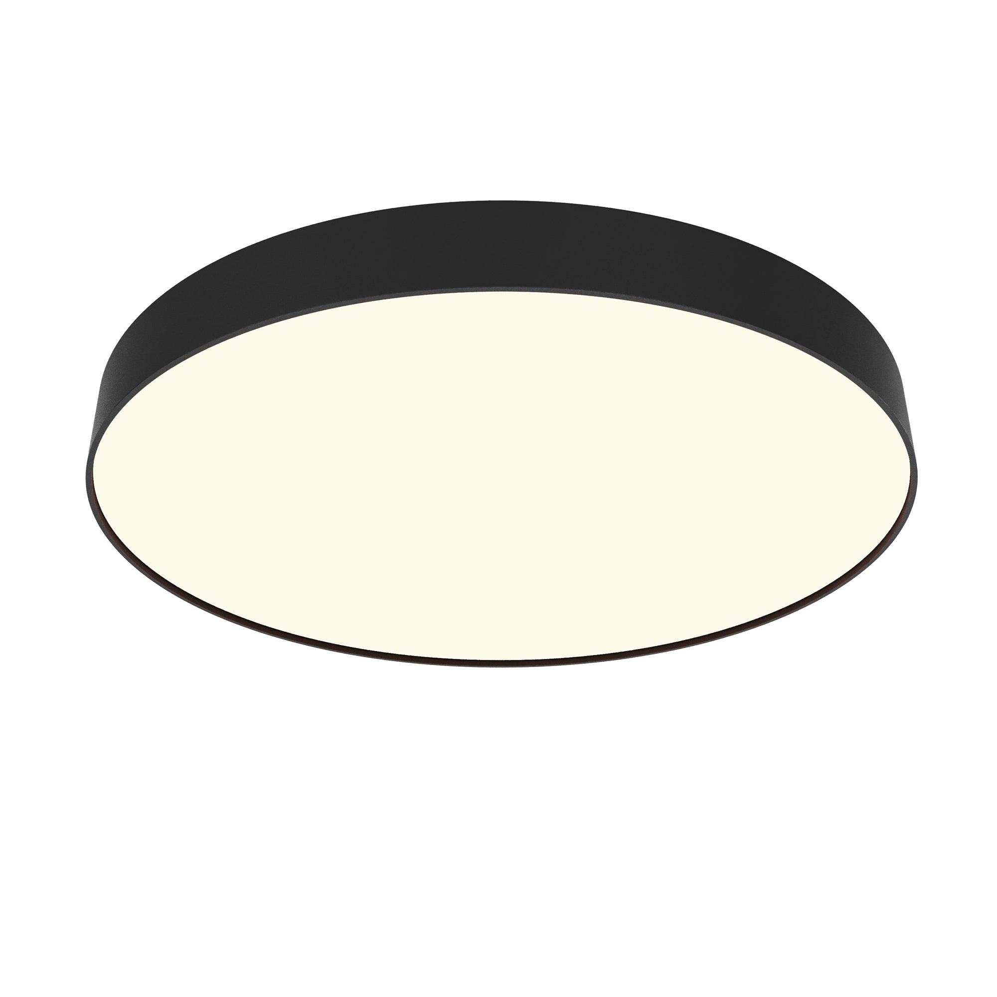 Plafon Zon okrągły czarny LED 90W 3000K 7140lm wym: 6 x 60 cm IP20 aluminium Maytoni