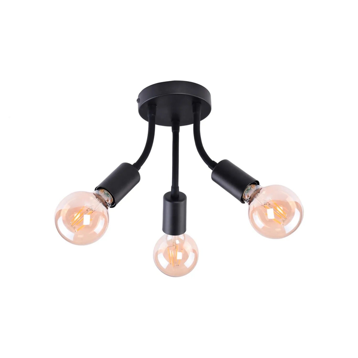 Lampa sufitowa Almus czarna 3xE27x60W metal wym:16,5x35x35cm IP20 Rabalux