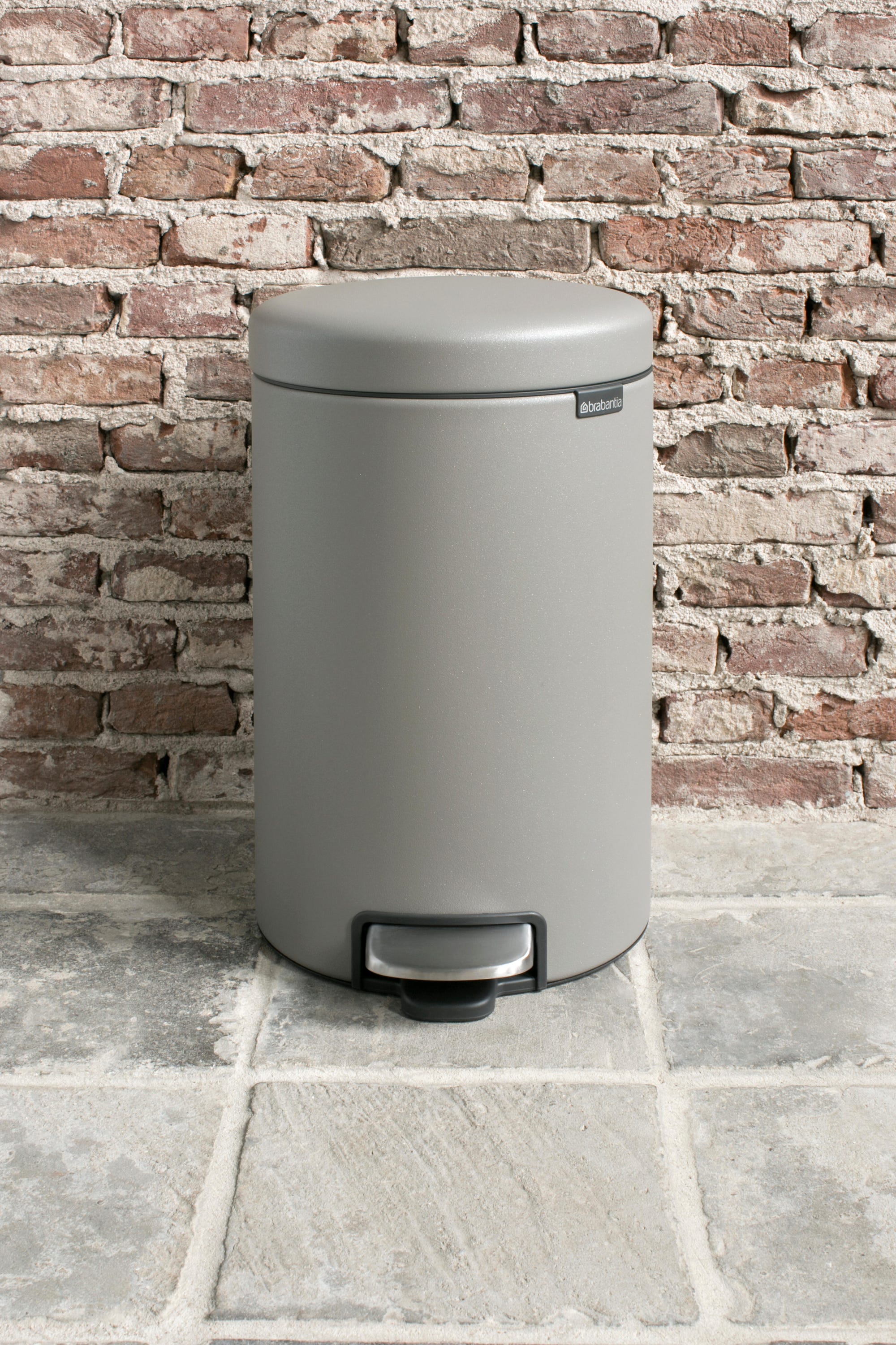 Kosz łazienkowy Newicon szary 12L - 4