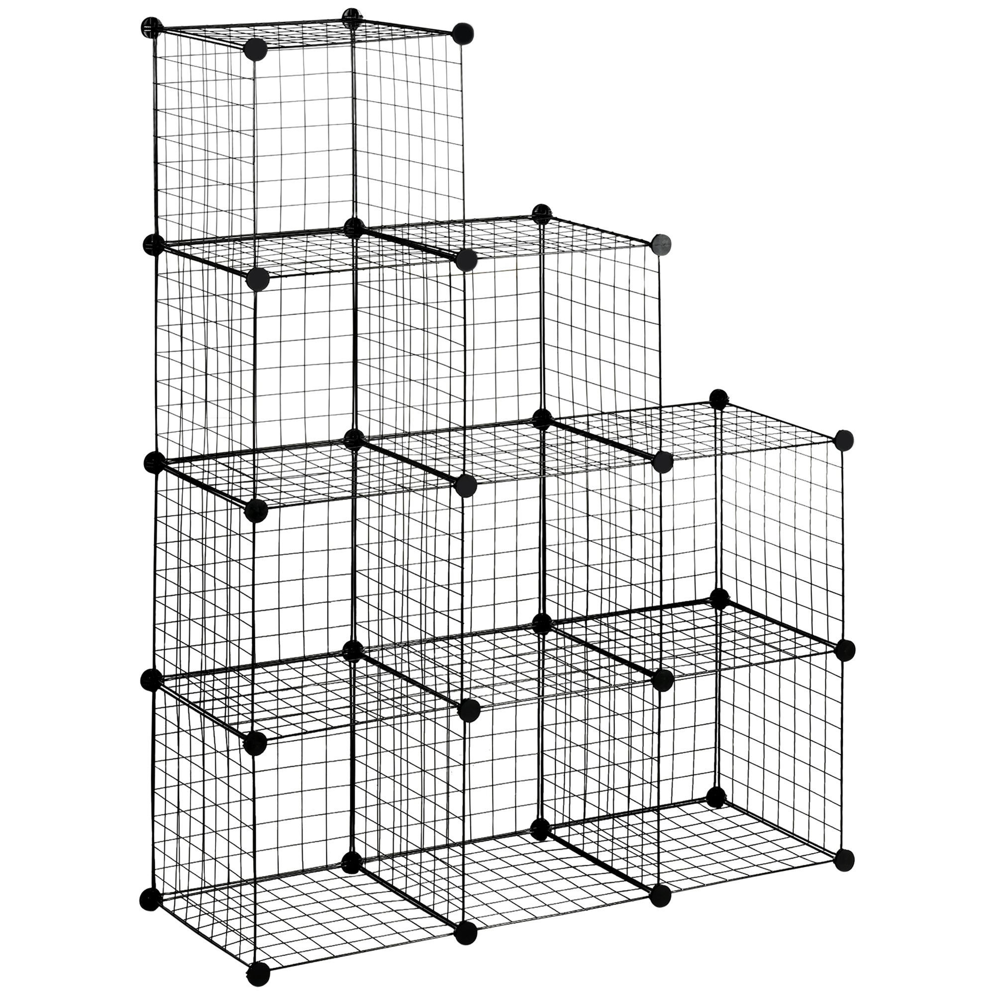 Kit étagère acier 9 cubes HOMCOM | Leroy Merlin