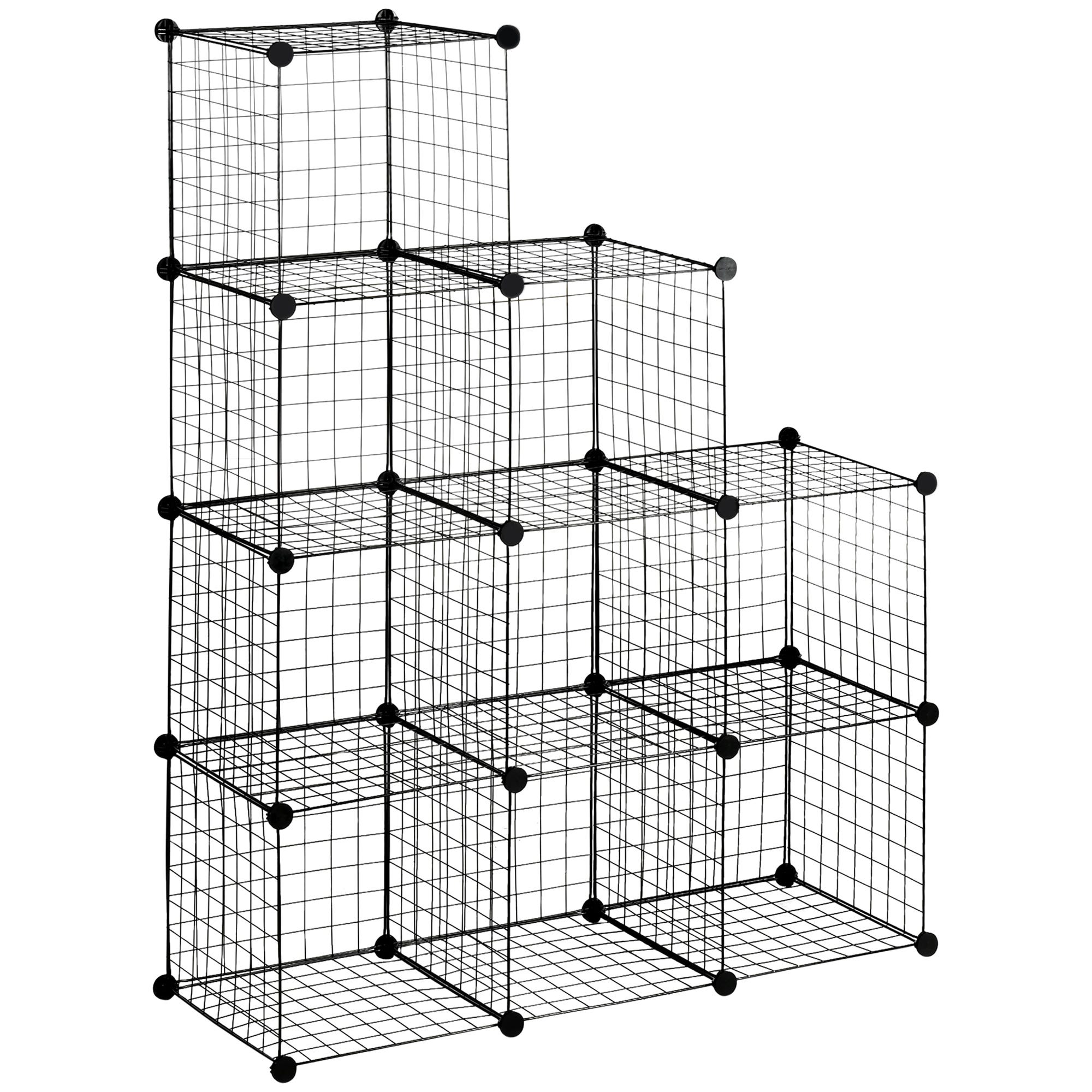 Kit étagère acier 9 cubes HOMCOM | Leroy Merlin