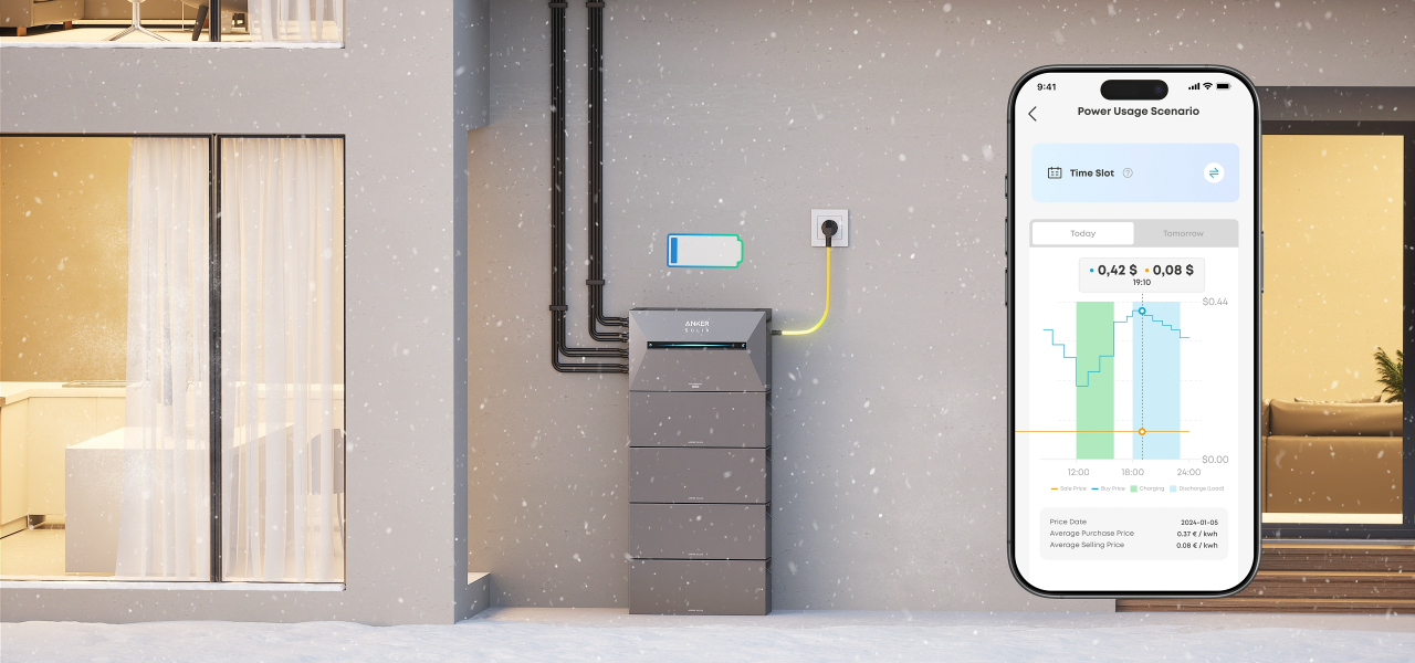 Kit Anker SOLIX Solarbank 3 E2700 Pro+4xFS20+A17X7311 - Sistema Fotovoltaico Balcone - 5