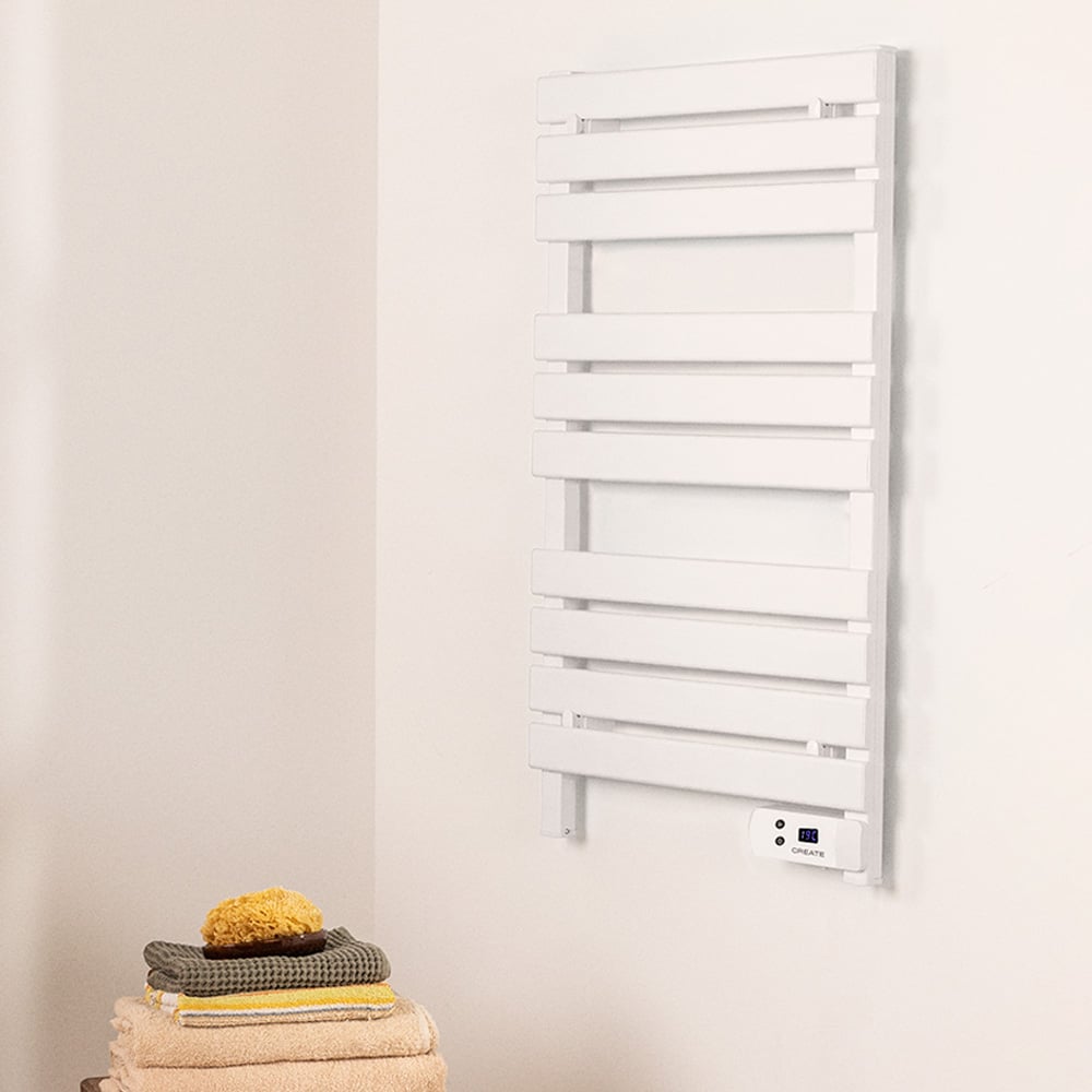 WARM TOWEL - Elektryczny wieszak na ręczniki podłogowy lub ścienny 500W