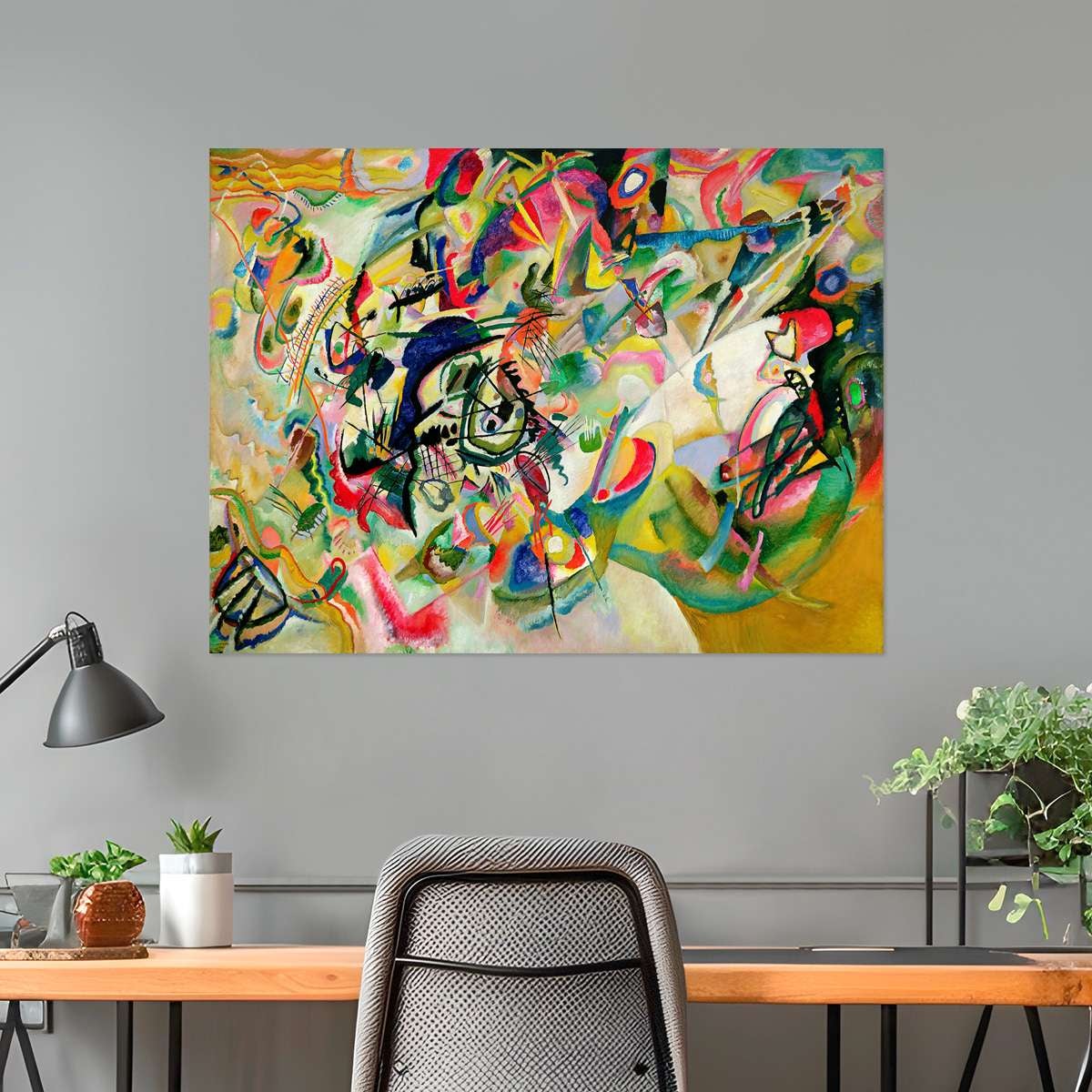 Poster Kandinsky, Composizione 7 (stampa su carta, 40x30 cm, senza cornice) - 3