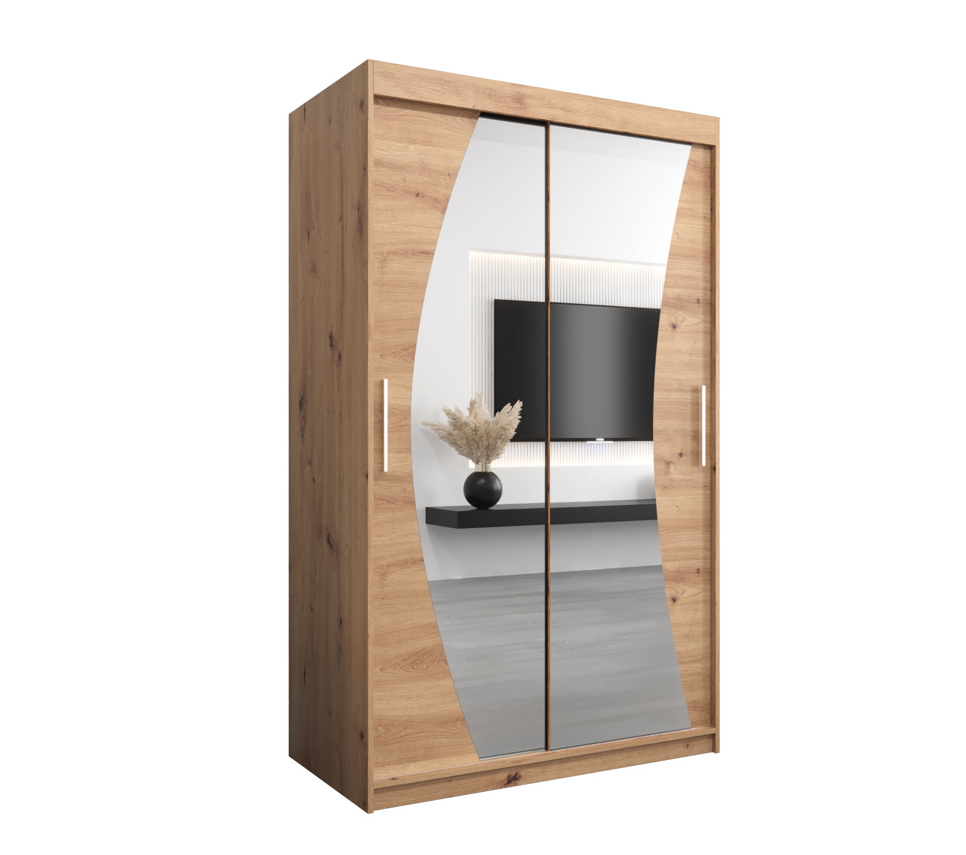 Szafa przesuwna garderoba WAVE 120 x 62 x 200 cm Artisan - Abiks Meble