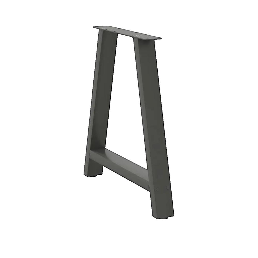 Nogi do stolika vidaXL kształt A 80x(72-73) cm antracyt solidne i regulowane 2 szt