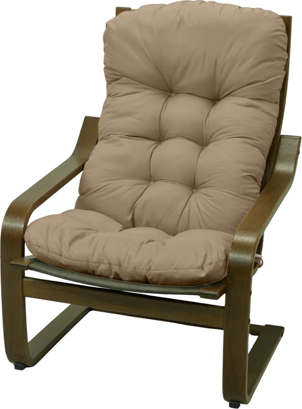 Poduszka na fotel drewniany krzesło Poang AMPO beżowy 1 szt.