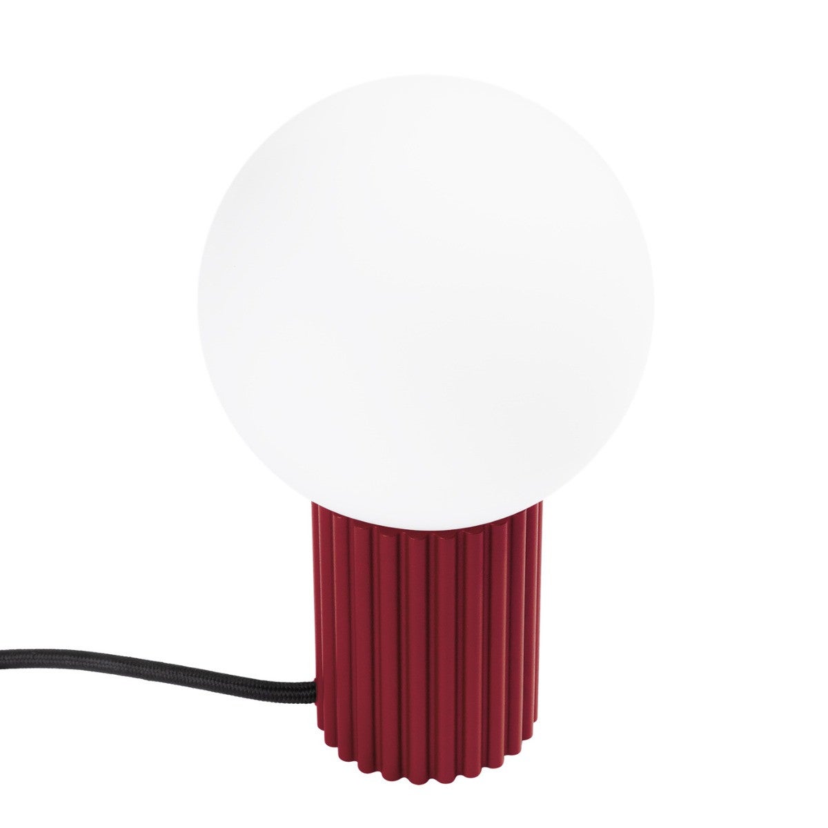 Lampa biurkowa nowoczesna HALO burgundowo - biała 1xG9x8W Sollux Lighting