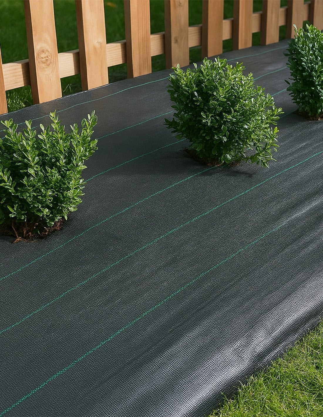 JARDIN202 - Malla Antihierbas | Malla contra Malas Hierbas, Gramaje 110 gramos Geotextil | Protección césped artificial | Metros lineales | 1m Ancho - 2