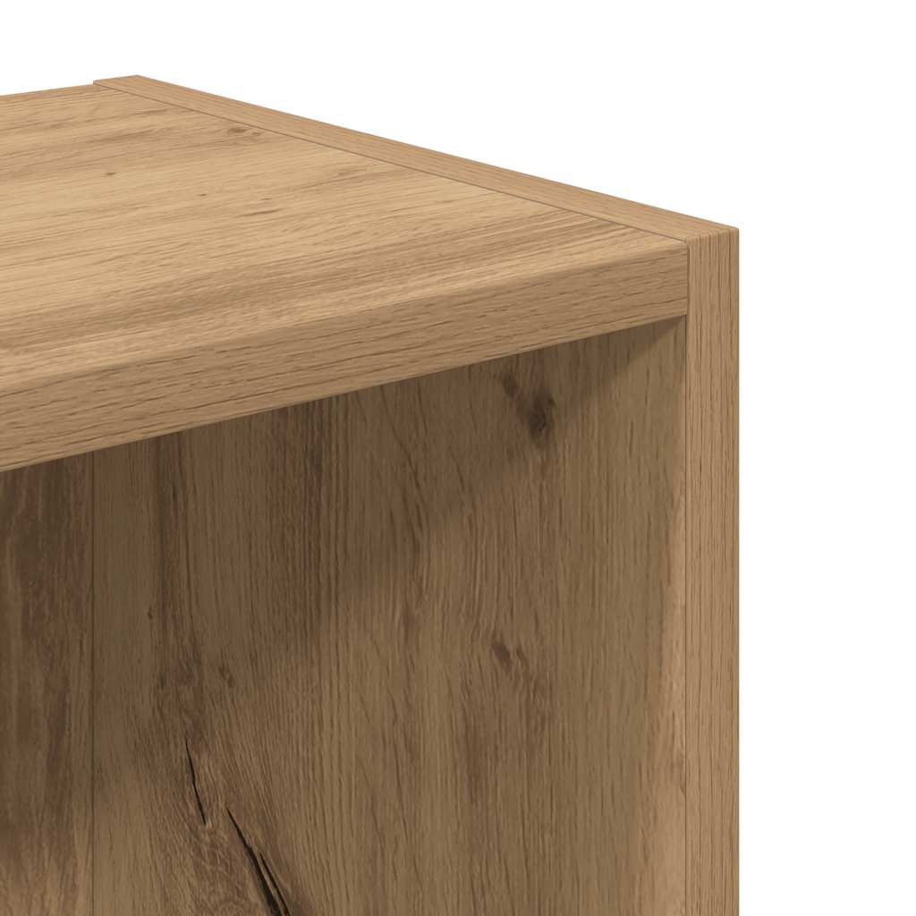 Bibliothèque pour Bureau en Bois Marron H. 77 x l. 31 x P. 24 cm - 9
