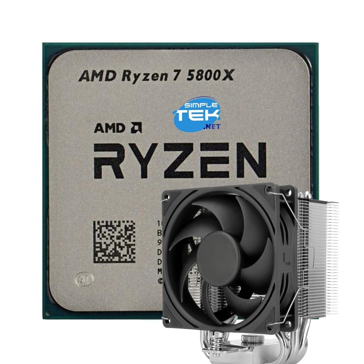 Amd Ryzen 7 5800x senza dissipatore Max 4,80 Ghz Cpu Am4 Tray