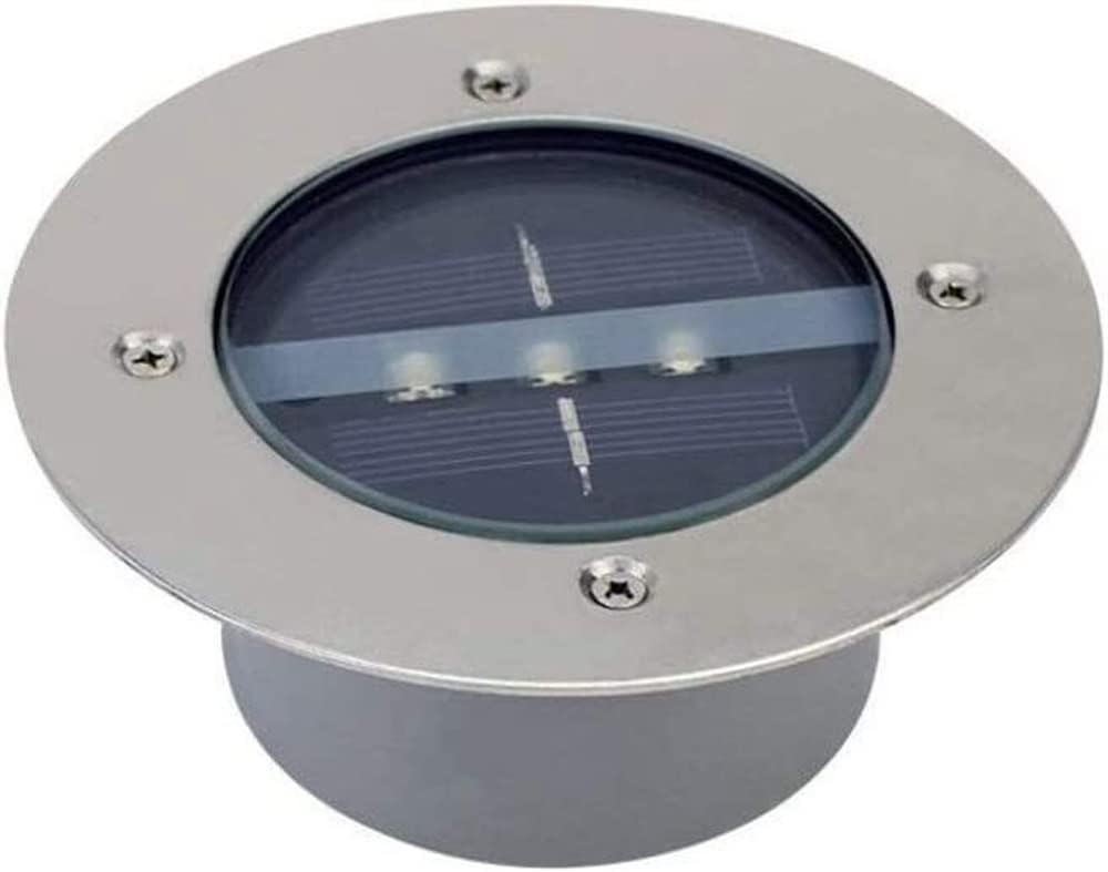 Wodoodporne reflektory solarne LED IP65 do ogrodu i trawnika, chłodna biel