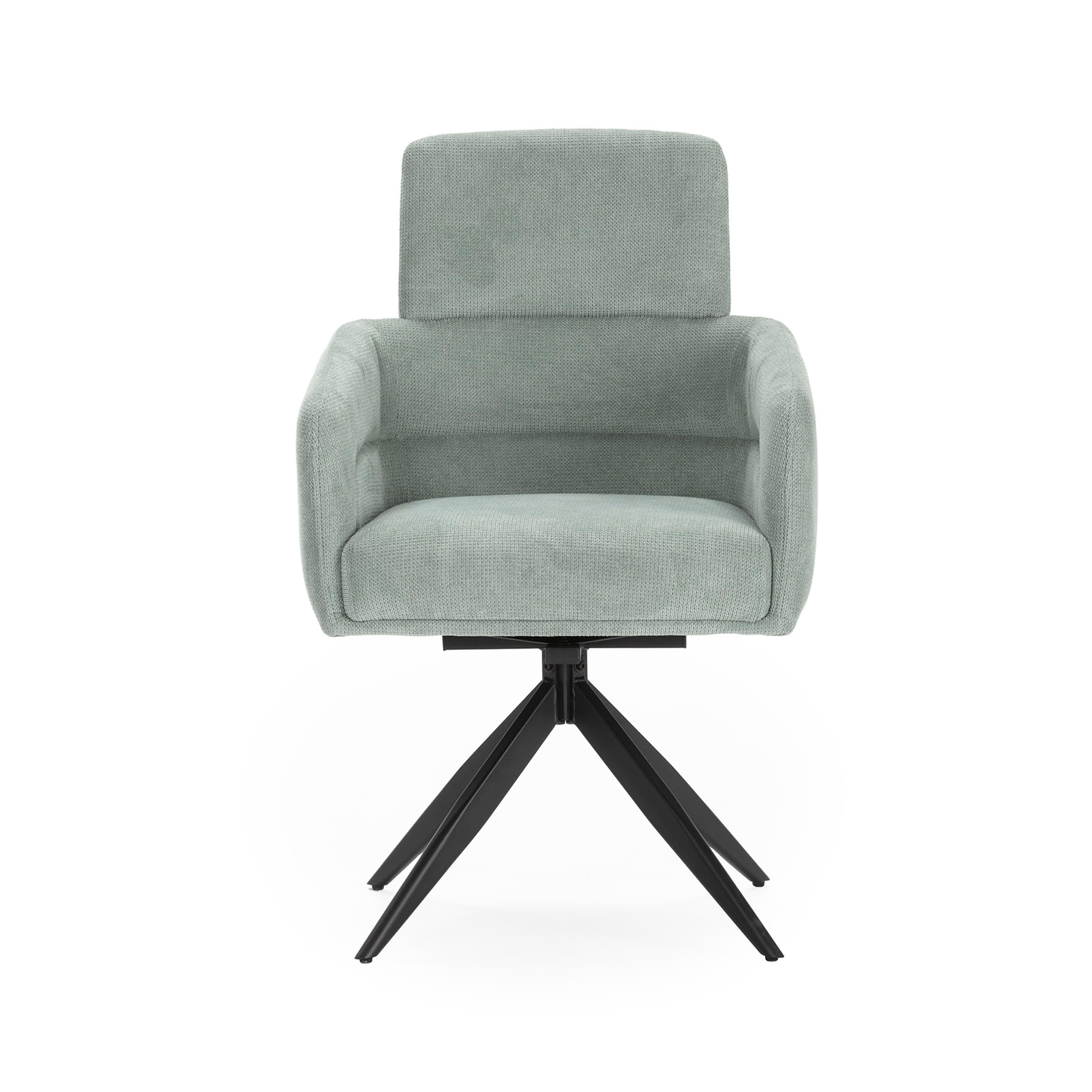 Set di 2 poltrone in velluto a coste con gambe in metallo 57x65 h92 cm - 3