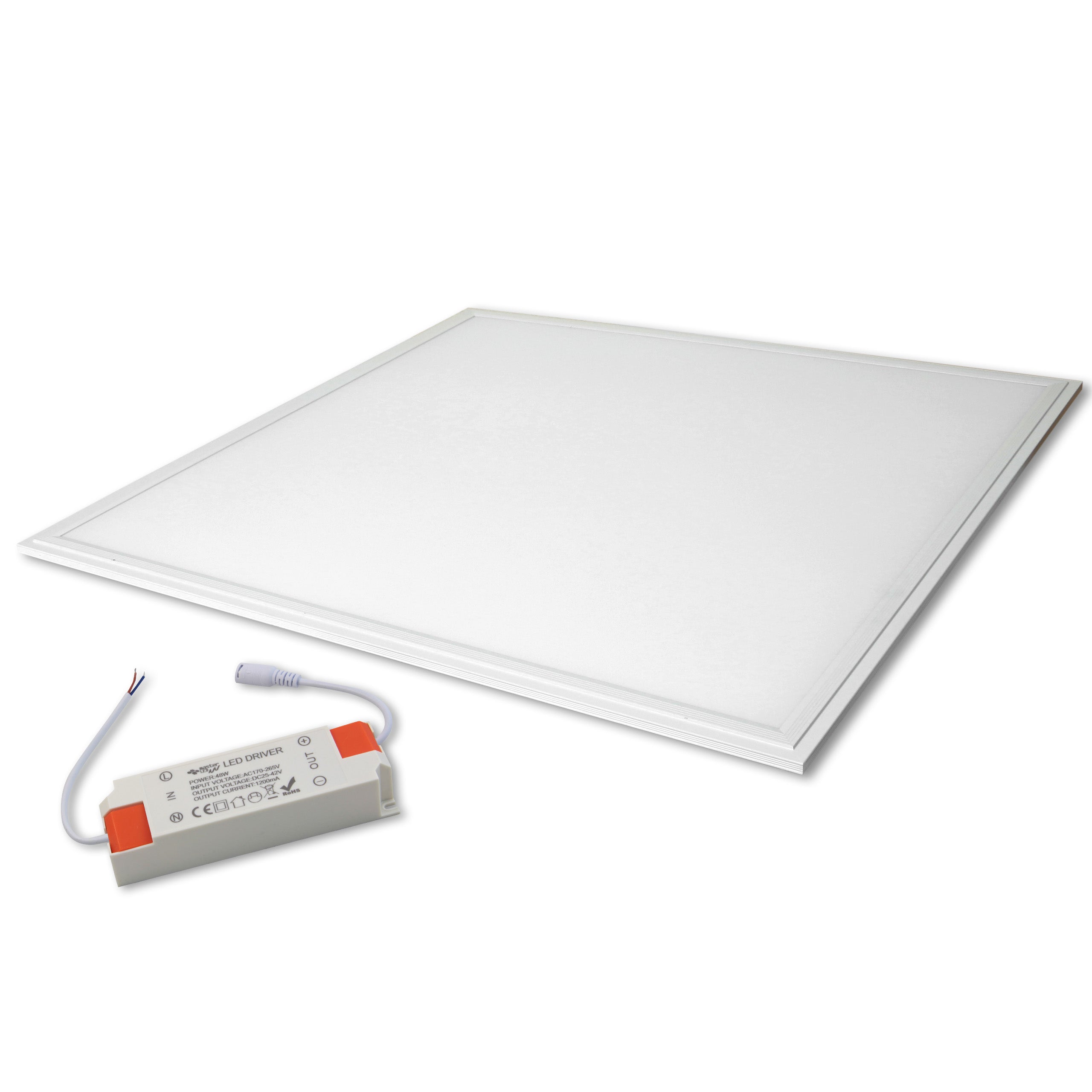 Panel LED Lumio 59,5x59,5 cm 3840 lm 48W neutralna biel 4000K oprawa sufitowa biała MasterLED