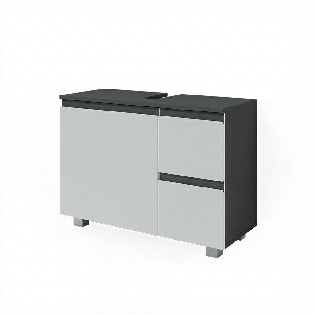 Vicco Szafka podumywalkowa J-Shape, Antracyt/biały, 80 x 60.8 cm