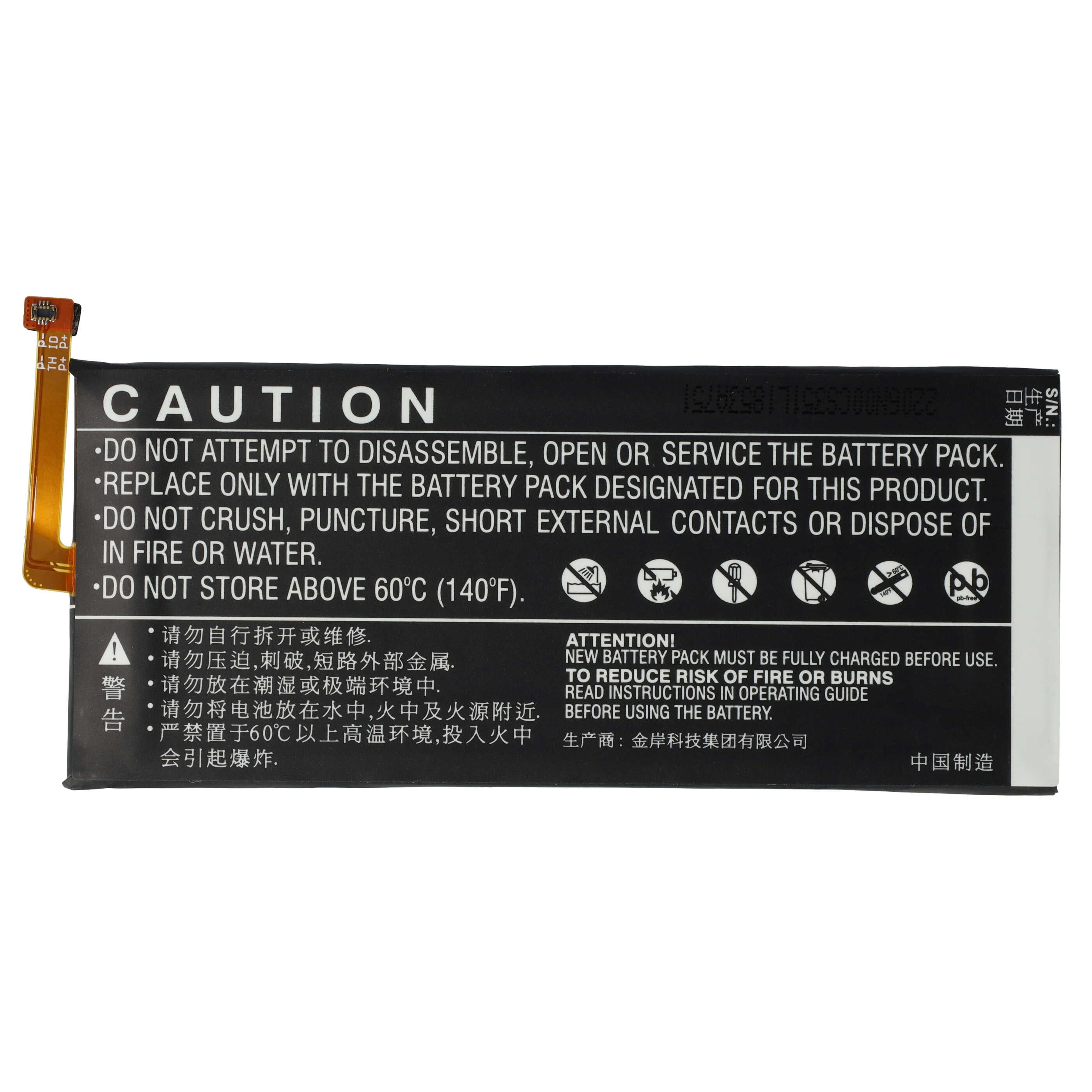 Vhbw Batteria Compatibile Per Clarity PAL Smartphone – 900mAh, 3,7V, Li-Ion – Sostituisce RCBNTC04, BL-4U - 3
