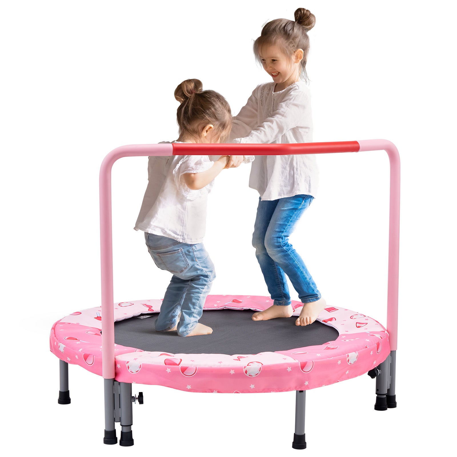 Trampolina Składana Mini Trampolina 100kg Rebounder Trampolina Składana VEVOR