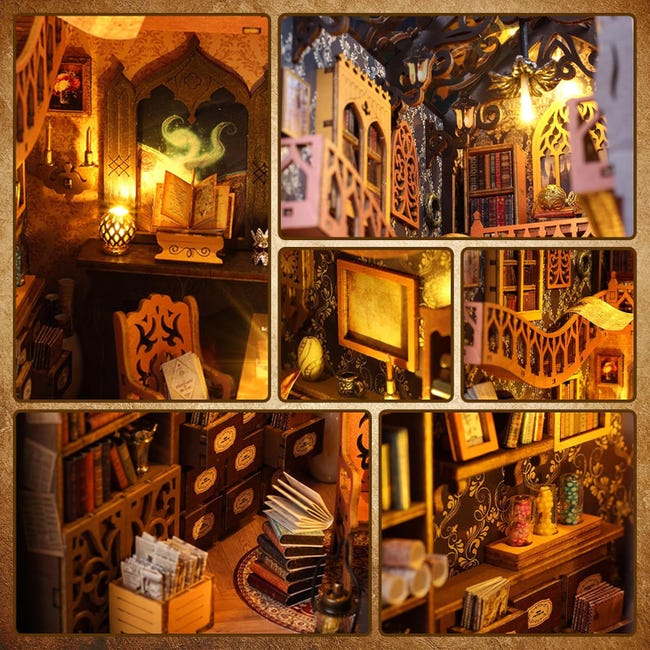 Kit fai da te per casa delle bambole in miniatura Kit fai da te per casa delle bambole in miniatura