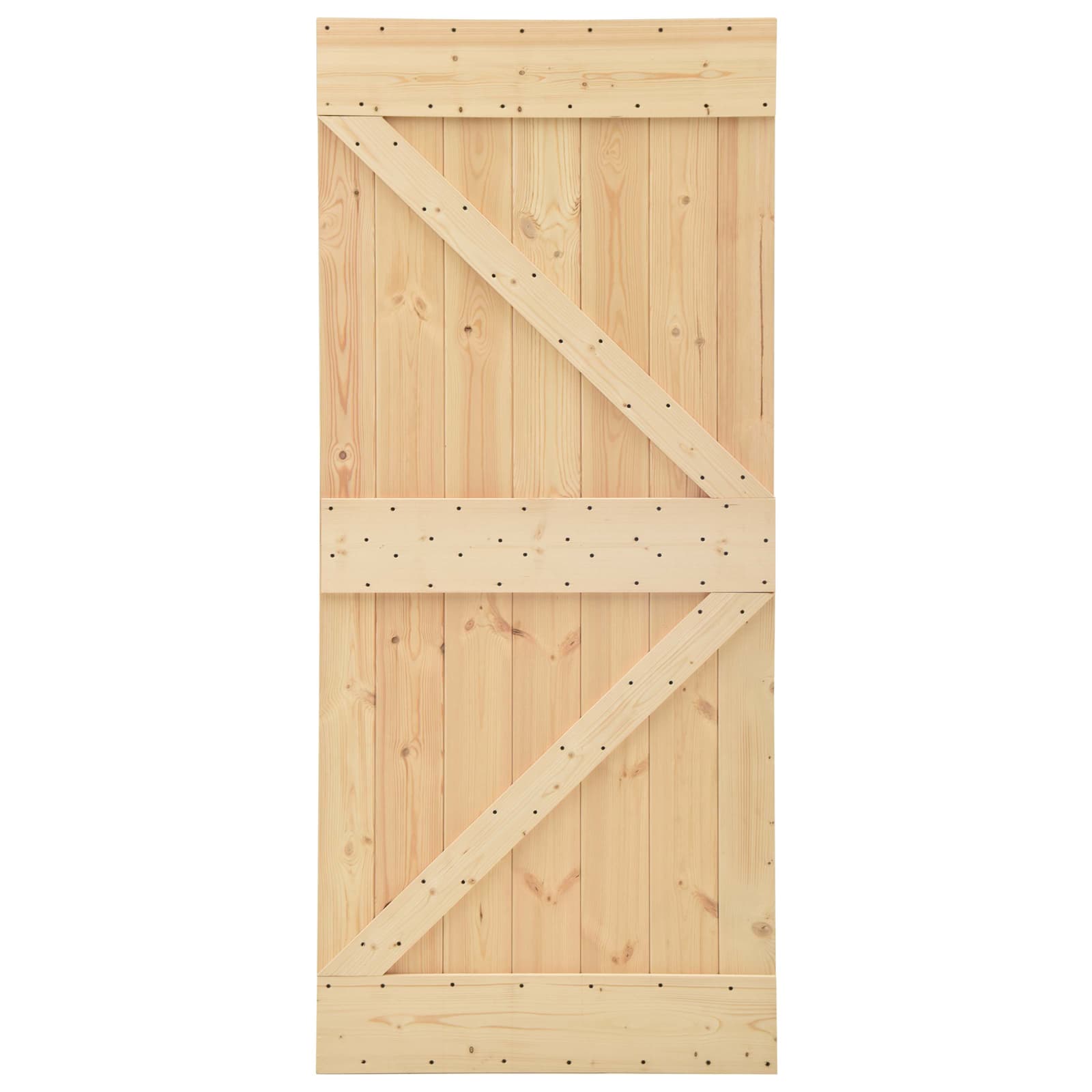 Porta NARVIK Naturale 100 x 210 cm Legno di pino solido vidaXL - 6